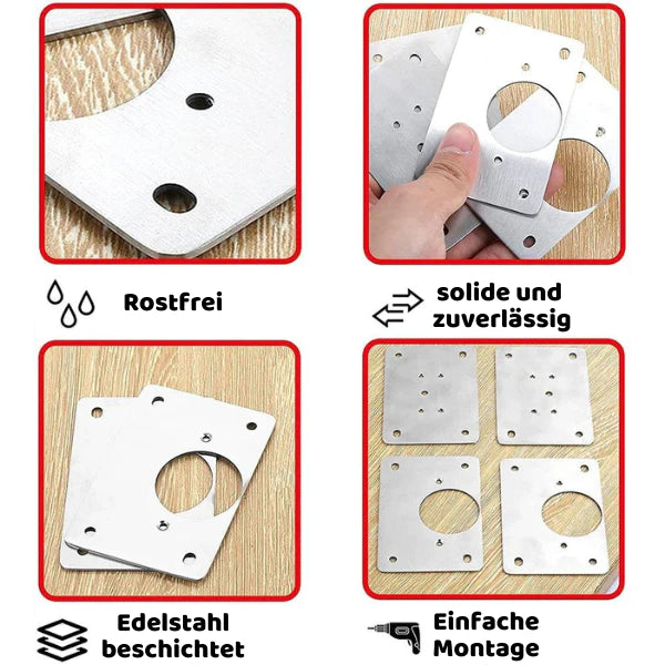 -25% Reparaturplatten-Set für Scharniere